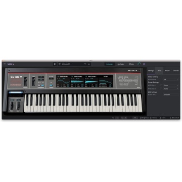 Arturia SQ80 V - Plugin sintetizator hibrid digital-analog cu peste 400 de forme de unda si compatibilitate MPE