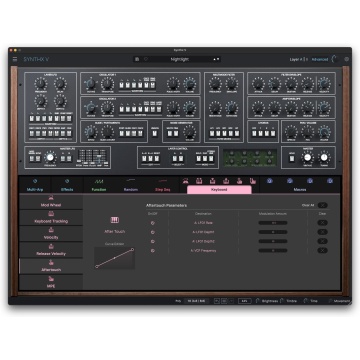 Arturia Synthx V - Plugin sintetizator virtual analog bi-timbral cu 16 voci Multi-Arp MPE si 240 preseturi - Img 3