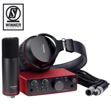 Focusrite Scarlett Solo Studio Pack 4th Gen - Pachet Home Studio
