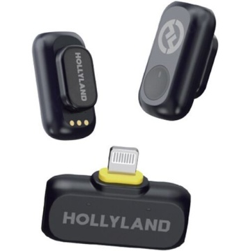 Hollyland LARK A1 Mini Duo Lightning - Space Gray - Sistem Lavaliera Wireless 2.4 GHz cu 2 Transmitatoare - Img 3