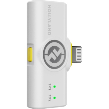 Hollyland LARK M2 Combo - Ivory White - Sistem Lavaliera Wireless 2.4 GHz cu 2 Transmitatoare - Img 12
