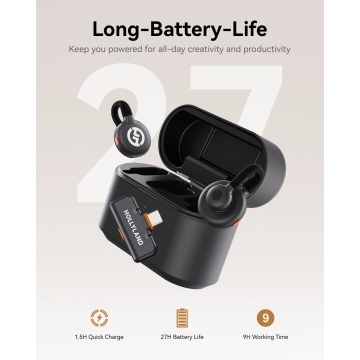 Hollyland LARK M2S USB-C - Sistem Lavaliera Wireless 2.4 GHz cu 2 Transmitatoare - Img 3