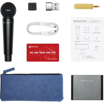 Hollyland MELO P1 Solo - Sistem wireless all-in-one cu microfon condenser de mana