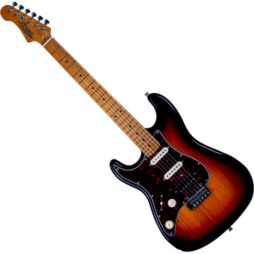 JET Guitars JS-400 SB LH, HSS - Chitara electrica pentru stangaci