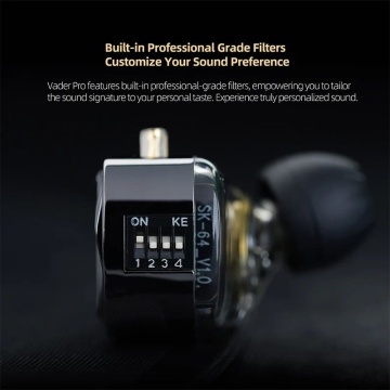 KZ Acoustics Vader Pro HM Graph Bass Enhanced Tuning Edition - Casti monitorizare In-Ear - Img 8