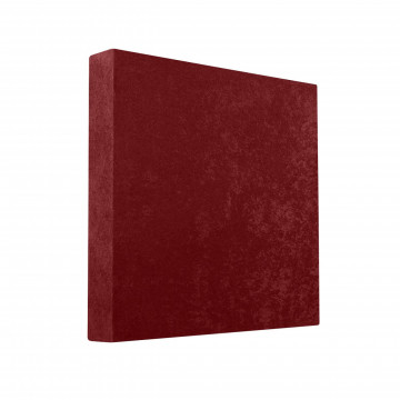 Mega Acoustic Fiber Standard 60 x 60 Rosu Inchis - Panou acustic cu vata minerala
