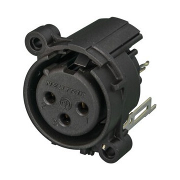 Neutrik NC3FAV2-0 - Conector XLR mama 3 pini