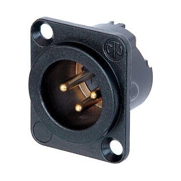 Neutrik NC3MD-LX-B - Conector XLR pentru panou