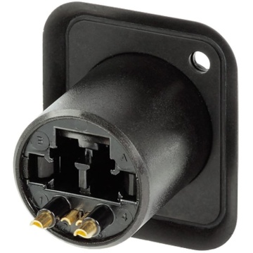 Neutrik NO2-4FDW-1-A - Conector fibra optica tip LC pentru panou - Img 3