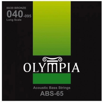 Olympia ABS65 Long-Scale Bronz 40-95 - Set corzi chitara bass acustica subtiri
