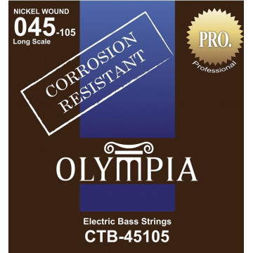 Olympia CTB45105 Otel-Nichel Long-Scale 045-105 - Set corzi chitara bass