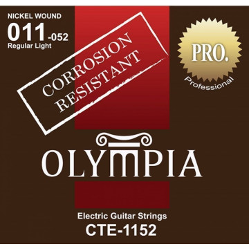 Olympia CTE1152 Otel-Nichel Regular-Light 11-52 - Set 6 corzi chitara electrica