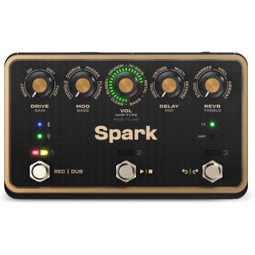 Positive Grid Spark PEDAL - Pedala cu looper modele de amplificatoare si efecte pentru chitara cu USB-C MIDI si Bluetooth - Img 3