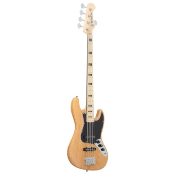 Prodipe Guitars JB90 MA Alder 5 Natural - Chitara bass electrica - Img 3