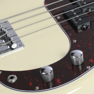 Prodipe Guitars PB80 RA Vintage White - Chitara bass electrica - Img 4