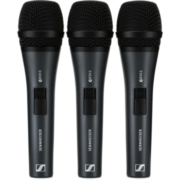 Sennheiser 3-PACK e835-S - Set de 3 microfoane dinamice