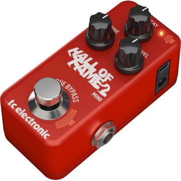 TC Electronic Hall Of Fame 2 Mini Reverb - Pedala reverb compacta pentru chitara cu footswitch MASH si suport TonePrint