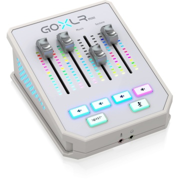 TC Helicon GoXLR MINI-WH - Interfata/mixer audio pentru livestream si gaming - Img 3