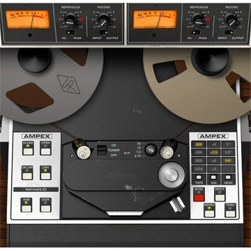 Universal Audio UAD Ampex ATR-102 Mastering Tape Recorder - Plugin emulare tape ATR-102 cu 4 tipuri de banda si viteza selectabila