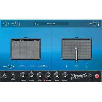 Universal Audio UAD Dream '65 Reverb Amp - Plugin amp sim 3 amplificatoare pe lampi cu reverb spring si vibrato - Img 2