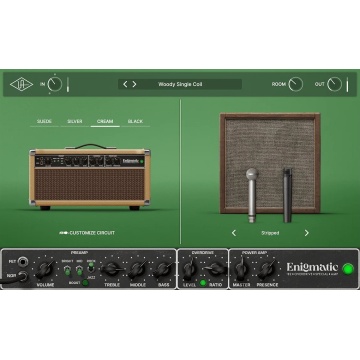 Universal Audio UAD Enigmatic '82 Overdrive Special Amp - Plugin amp sim cu 4 amplificatoare si 9 setup-uri de cabinet si microfon - Img 2