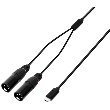 Adam Hall 3 STAR Y MM USB-C 0150 - Cablu/interfata audio USB-XLR