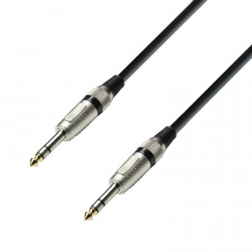 Adam Hall 3Star TRS-TRS 0.6m - Cablu Jack 6.3 mm - Jack 6.3 mm