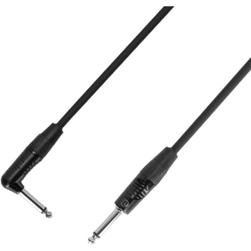 Adam Hall 4 STAR IPR 0450 4.5m - Cablu de instrument Jack 6.3 mm in unghi / Jack 6.3 mm