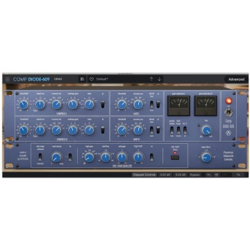 Arturia Comp DIODE-609 - Plugin compresor si limiter stereo cu procesare mid-side si sidechain EQ