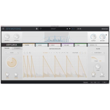 Arturia Efx MOTIONS - Plugin multi-efect cu procesare audio bazata pe miscare Beat Repeater si modulatie - Img 2