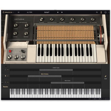 Arturia Mellotron V - Plugin instrument virtual sampler cu banda magnetica 65 de banci originale si import de sample-uri - Img 3