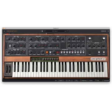 Arturia Prophet-5 V - Plugin sintetizator virtual analog polifonic cu 2 VCO arpegiator efecte si compatibilitate MPE - Img 2