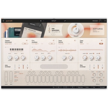 Arturia Pure LoFi - Plugin sintetizator virtual LoFi cu sampler 3 generatoare si 250 preseturi - Img 3