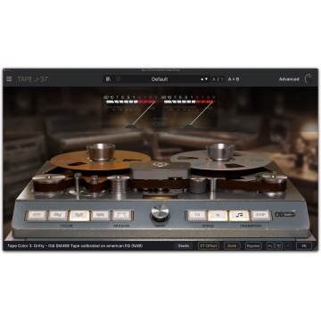 Arturia Tape J-37 - Plugin efect magnetofon Studer J37 cu lampi si banda magnetica 4 moduri de culoare si 25 preseturi - Img 2