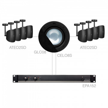 Audac SONA82.8SC/B - Sistem complet pentru instalatii audio fixe