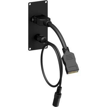 Caymon CASY152/B - Modul CASY cu HDMI mama-mama si jack 3.5 mm mama-mama 1 slot negru - Img 2
