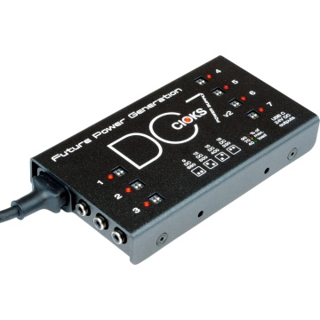 CIOKS DC7 v2 - Sursa de alimentare izolata pentru pedale de efect cu 7 iesiri DC configurabile USB-C si iesire AUX 24 V - Img 6