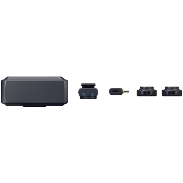 Hollyland LARK M2 Mini Combo - Shine Charcoal - Sistem Lavaliera Wireless 2.4 GHz cu 2 Transmitatoare - Img 6
