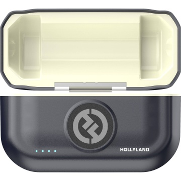 Hollyland LARK M2 with USB-C Plug Duo - Shine Charcoal - Sistem Lavaliera Wireless 2.4 GHz cu 2 Transmitatoare - Img 4