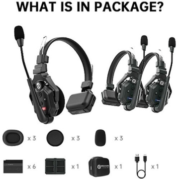 Hollyland Solidcom C1-3S - Sistem Comunicatie Intercom Headset 3 casti - Img 20