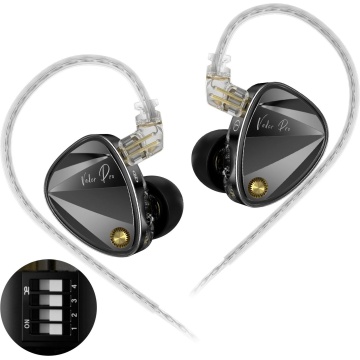 KZ Acoustics Vader Pro HM Graph Bass Enhanced Tuning Edition - Casti monitorizare In-Ear