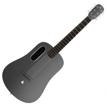 Lava Music BLUE LAVA Touch cu Ideal Bag - Midnight Black - Chitara electro-acustica cu efecte built-in