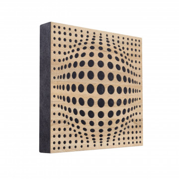 Mega Acoustic FiberPRO 60 AcouSphere Stejar Negru - Panou acustic cu vata minerala