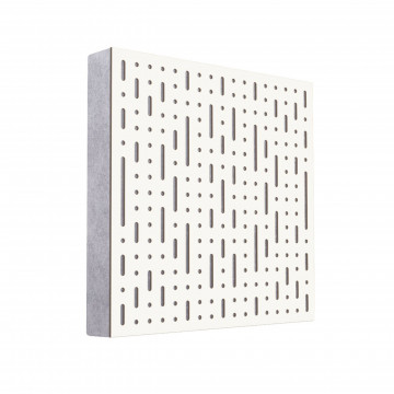Mega Acoustic FiberPRO 60 BinaryBean Alb Gri - Panou acustic cu vata minerala