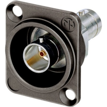Neutrik NBB75DFGX - Adaptor BNC de panou