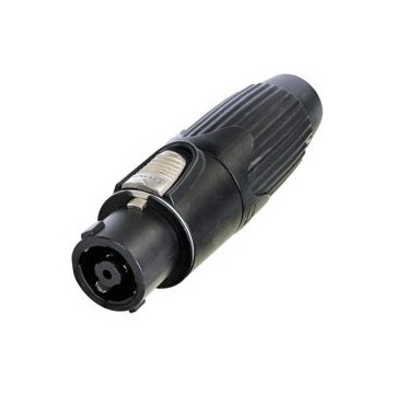 Neutrik NLT8FXX-BAG - Conector speakON mama cu 8 pini metalic pentru cablu Quick Lock