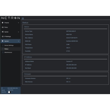 Obsidian Netron NS8 IP - Switch DMX - Img 15