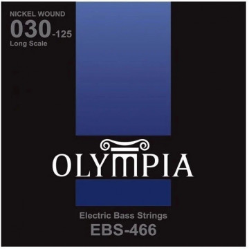 Olympia EBS466 Long-Scale Otel-Nichel 30-125 - Set corzi chitara bass