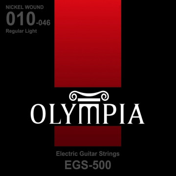 Olympia EGS500 Otel-Nichel Regular Light 10-46 - Set 6 corzi chitara electrica