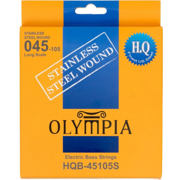 Olympia HQB45105S Long-Scale Otel 45-105 - Set corzi chitara bass